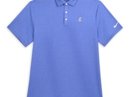 Mickey Mouse Tour Polo Shirt by Nike for Men – Heathered Blue available online for purchase