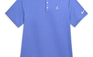 Mickey Mouse Tour Polo Shirt by Nike for Men – Heathered Blue available online for purchase