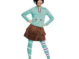 Vanellope Van Schweetz Deluxe Costume for Adults by Disguise – Wreck-It-Ralph is now available