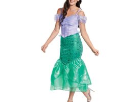 Ariel Deluxe Costume for Adults by Disguise – The Little Mermaid here now