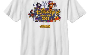 Mickey Mouse and Friends ”Disney Family Trip 2025” Halloween Vacation T-Shirt – Customized | Disney Store is available online for purchase