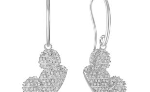 Mickey Mouse Ear Hat Sterling Silver Earrings by Rebecca Hook now available for purchase