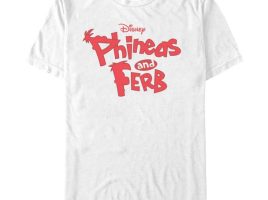 Phineas and Ferb Logo T-Shirt for Adults now out for purchase