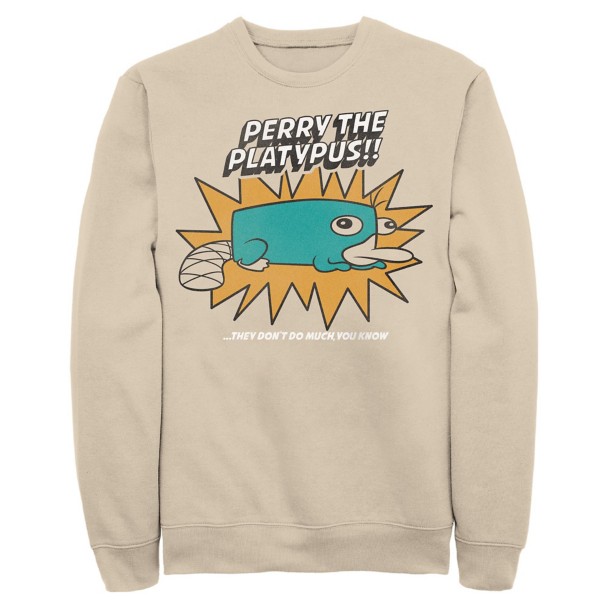 Perry the Platypus Pullover Sweatshirt for Adults - Phineas and Ferb ...