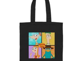 Phineas and Ferb Cast Canvas Tote has hit the shelves for purchase