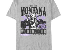 Hannah Montana World Tour T-Shirt for Adults here now