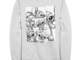 Stitch and Frog Pullover Sweatshirt for Adults – Lilo & Stitch has hit the shelves