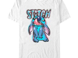 Stitch ”Airbrushed” T-Shirt for Adults – Lilo & Stitch now out