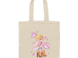 Lizzie McGuire ”Disco” Canvas Tote available online
