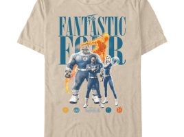 Fantastic 4 First Steps Team T-Shirt for Adults here now