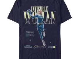 Invisible Woman T-Shirt for Adults – Fantastic 4 First Steps is now out