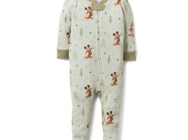 Mickey Mouse and Donald Duck Stretchie Sleeper for Baby is available online for purchase
