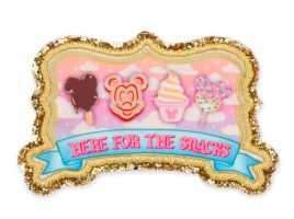 Disney Parks ”Here For The Snacks” Patch by Stoney Clover Lane is now available for purchase