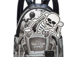 The Skeleton Dance Glow-in-the Dark Loungefly Mini Backpack here now