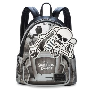 The Skeleton Dance Glow-in-the Dark Loungefly Mini Backpack