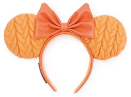 Minnie Mouse Pumpkin Spice Scented Loungefly Ear Headband for Adults is now available online