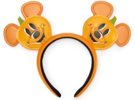 Mickey Mouse Jack-o’-Lantern Halloween Ear Headband for Adults here now