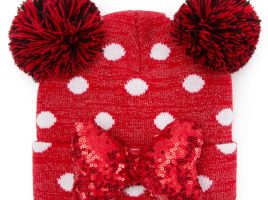 Minnie Mouse Knit Beanie for Kids here now