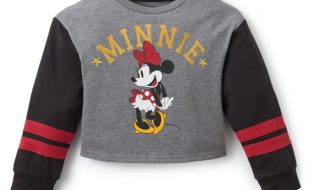 Minnie Mouse Long Sleeve Varsity T-Shirt for Girls now available for purchase