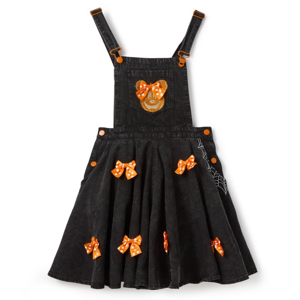 Minnie Mouse Jack-o'-Lantern Overalls Romper for Women by Her