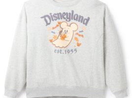 Mickey Mouse Cutie Ghost Pullover Sweatshirt for Women – Disneyland – Purchase Online Now