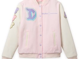Disneyland Logo Varsity Jacket for Women by Stoney Clover Lane – Pink – Buy It Today!