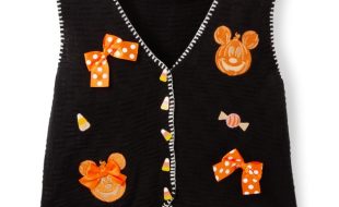 Mickey and Minnie Mouse Halloween Sweater Vest for Women by Her Universe now out