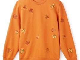 Mickey and Minnie Mouse Jack-o’-Lantern Pullover Sweatshirt for Adults now available online