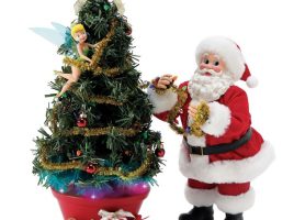 Tinker Bell and Santa Claus ”A Little Bit of Pixie Dust” Light-Up Figure by Department 56 has hit the shelves for purchase