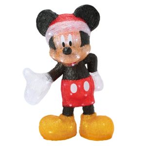Santa Mickey Mouse Light-Up Figure by Enesco - 20''