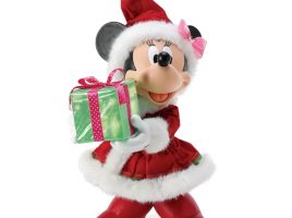Santa Minnie Mouse ”Minnie’s Big Gift” Holiday Figure by Department 56 now available for purchase