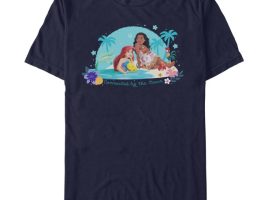 Ariel and Moana ”Connected by the Ocean” T-Shirt for Adults – Disney Princess now available