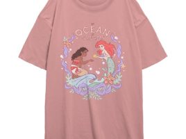 Ariel and Moana ”An Ocean of Dreams” T-Shirt for Adults – Disney Princess – Purchase Online Now