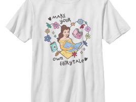 Belle ”Make Your Own Fairytale” T-Shirt for Kids – Beauty and the Beast – Buy Now