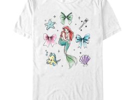 Ariel ”Bows” T-Shirt for Adults – The Little Mermaid has hit the shelves for purchase