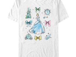 Cinderella ”Bows” T-Shirt for Adults now out