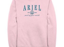 Ariel Embroidered Pullover Sweatshirt for Women – The Little Mermaid is here now