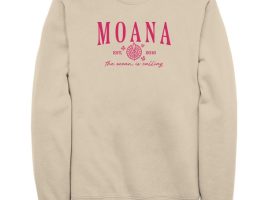 Moana Embroidered Pullover Sweatshirt for Women is now out for purchase