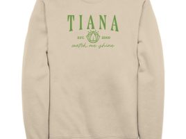Tiana Embroidered Pullover Sweatshirt for Women – The Princess and the Frog now available for purchase