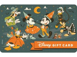 Mickey Mouse and Friends Halloween Disney Gift Card now available