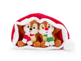 Chip ‘n Dale Holiday Plush Set in Santa Hat – 5” is now out for purchase