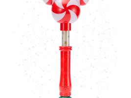 Mickey Mouse Icon Peppermint Swirl Holiday Scented Bubble Wand here now
