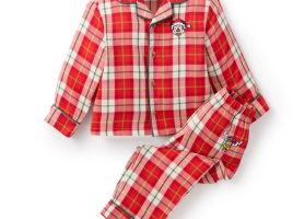 Mickey Mouse and Pluto Plaid Holiday Sleep Set for Kids available online