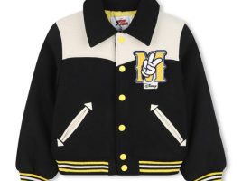 Mickey Mouse Varsity Jacket for Kids by Marc Jacobs – Black/Cream available online