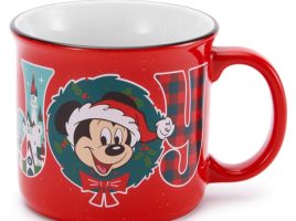 Mickey Mouse ”Joy” Holiday Mug is available online for purchase