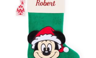 Santa Mickey Mouse Holiday Stocking – Personalized available online for purchase