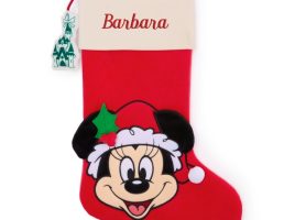 Santa Minnie Mouse Holiday Stocking – Personalized available online