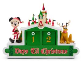 Santa Mickey Mouse and Pluto Holiday Fantasyland Castle Countdown Calendar Figure now available online Santa Mickey Mouse and Pluto Holiday Fantasyland Castle Countdown Calendar Figure now available online