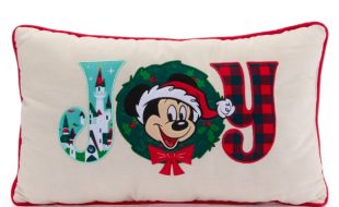 Mickey Mouse Holiday ”Joy” Throw Pillow has hit the shelves for purchase