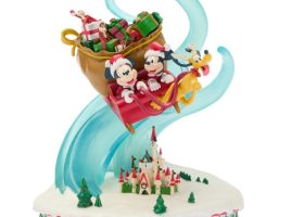 Santa Mickey Mouse and Friends Light-Up Musical Holiday Figure is now available online